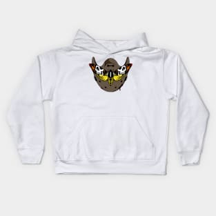 Hannibal Moth Mask Kids Hoodie